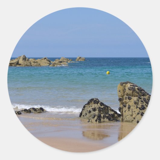 フランスのプレヴェノンビーチ ラウンドシール (正面)