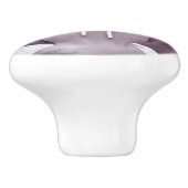 フランスのヘッドホン付ブルドッグイラストレーション セラミックノブ (側面)