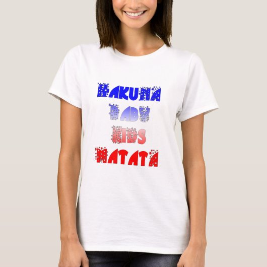 フランスのベビーキッズハクナマタタ.png tシャツ (正面)
