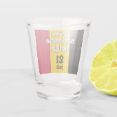 フランスのベルギー国旗 ショットグラス (裏面)