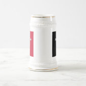 フランスのベルギー国旗 ビールジョッキ (中央)