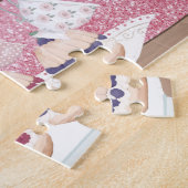 フランスのベーカリーショップカップケガーリーーキ棚 ジグソーパズル (側面)