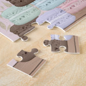 フランスのベーカリーショップペストリーマカロントルテス ジグソーパズル (側面)