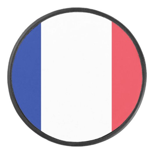 フランスのホッケーパック国旗 アイスホッケーパック (正面)