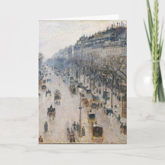 フランスのホリデーグリーティングカード カード (正面)