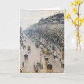 フランスのホリデーグリーティングカード カード (黄色い花)