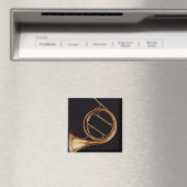 フランスのホルン、Marcel Auguste Raoux マグネット (インサイチュ (食洗機))