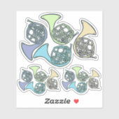 フランスのホーンバンドクラスフランスのホーン先生 シール (シート)