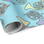 フランスのホーンバンドクラスフランスのホーン先生 ラッピングペーパー (ロールコーナー)