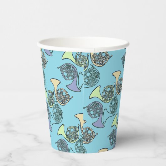 フランスのホーンバンドクラスフランスのホーン先生 紙コップ (右)