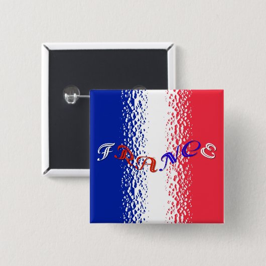 フランスのボタン 缶バッジ (正面&裏面)