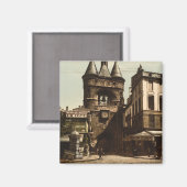 フランスのボルドーにある時計門 マグネット (正面/裏面)