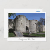 フランスのボローニュシュルメールにあるゲートハウス ポストカード (正面/裏面)