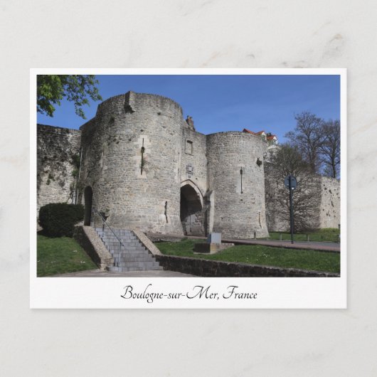 フランスのボローニュシュルメールにあるゲートハウス ポストカード (正面)