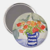 フランスのポット マグネット (正面/裏面)