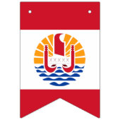 フランスのポリネシア国旗のバンティング バンティングフラッグ (第2の旗)