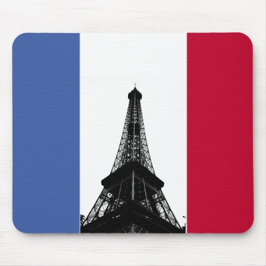フランスのマウスパッド国旗 マウスパッド (正面)