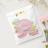 フランスのマカロン水彩手絵を描 フェイバーバッグ (封をした状態)