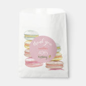 フランスのマカロン水彩手絵を描 フェイバーバッグ (正面)