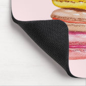 フランスのマカロン水彩手絵を描 マウスパッド (コーナー)