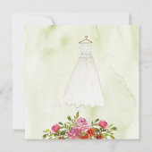 フランスのマカロン ブライダルシャワー招待状 招待状 (裏面)