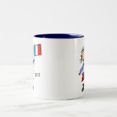 フランスのマグ ツートーンマグカップ (中央)