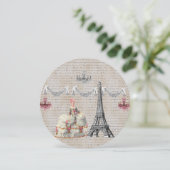 フランスのマリアントワネット女王 サンキューカード (スタンド正面)