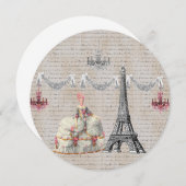 フランスのマリアントワネット女王 サンキューカード (正面/裏面)