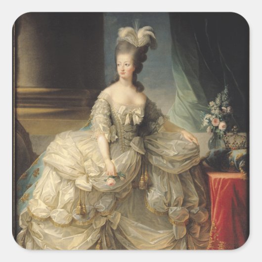 フランスのマリー・アントワネット女王， 1779 スクエアシール (正面)