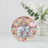 フランスのマリー・アントワネット王妃がケーキを食べ食べよう サンキューカード (スタンド正面)