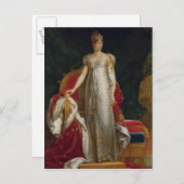 フランスのマリー・ルイーズ皇后ポートレート ポストカード (正面/裏面)