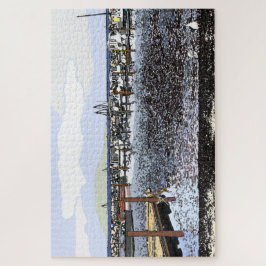 フランスのマルセイラン南部の海岸 ジグソーパズル