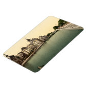 フランスのミュールハウス、ローネとライン運河 マグネット (左側)