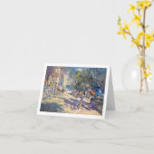 フランスのメッセージカードの南のの眺め カード (黄色い花)