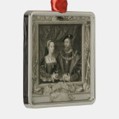 フランスのメリー(1496-1533年の)女王のポートレート、 メタルオーナメント (右)