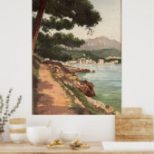 フランスのメントンプリントのヴィンテージ ポスター (キッチン)