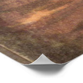 フランスのメントンプリントのヴィンテージ ポスター (角)