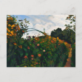フランスのモネガーデン ポストカード