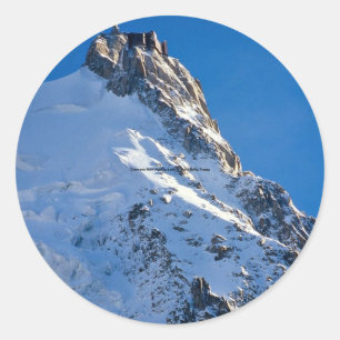 フランスのモンブラン、Aiguille de Midiのシャモニー ラウンドシール