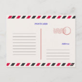 フランスのユール(キリスト降誕祭)のクリスマスログはがき シーズンポストカード (裏面)