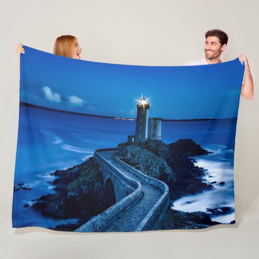 フランスのライトハウス フリースブランケット (インサイチュ)