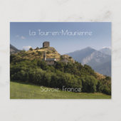 フランスのラトゥールアンモーリエンヌにあるベルオールズタワー ポストカード (正面)