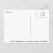 フランスのラプラニュで議長 ポストカード (裏面)