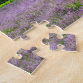 フランスのラベンダー畑の木 ジグソーパズル (側面)