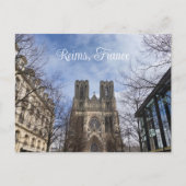 フランスのランス大聖堂の我々の婦人 ポストカード (正面)