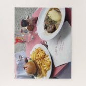 フランスのランチ ジグソーパズル (縦)