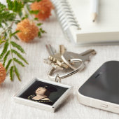 フランスのルイXII王のポートレート キーホルダー (側面)