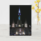 フランスのルルドの聖域 –  カード (黄色い花)