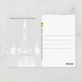 フランスのルルドの聖域 –  ポストカード (裏面)