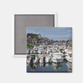 フランスのレトレポートのマリーナ マグネット (正面/裏面)